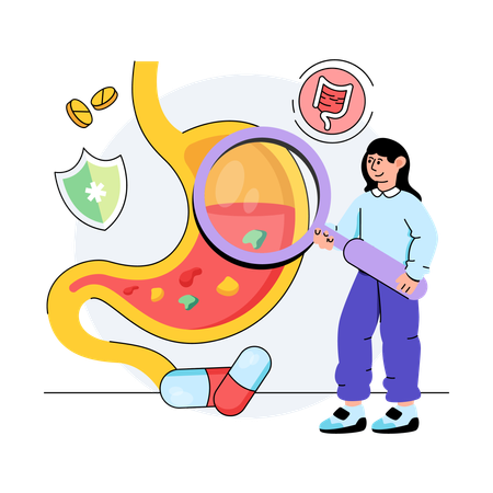 Gastroenterologist  Illustration