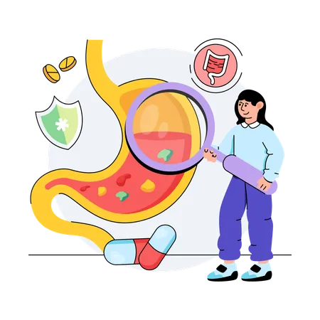 Gastroenterologist  Illustration