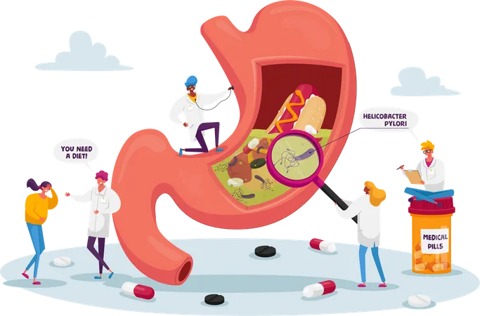 Gastroenterology Illustration