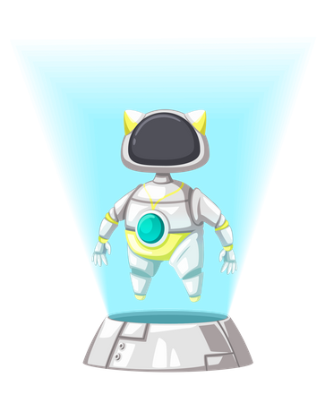 Gatebox-KI-Roboter  Illustration