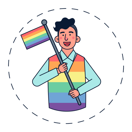 Gay Boy Illustration