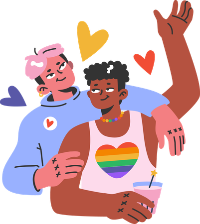 Gay rights  Illustration