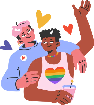 Gay rights  Illustration