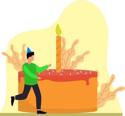 Geburtstag  Illustration