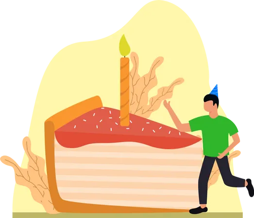 Geburtstagsfeier  Illustration