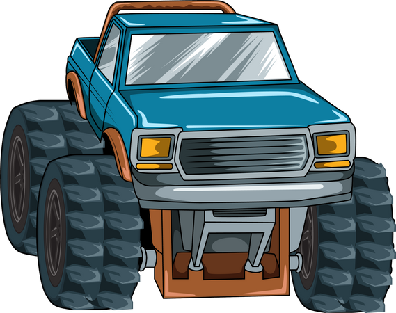 Großer Geländewagen  Illustration