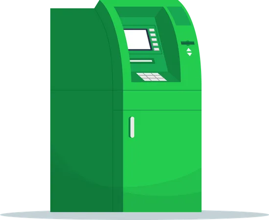 Geldautomat  Illustration
