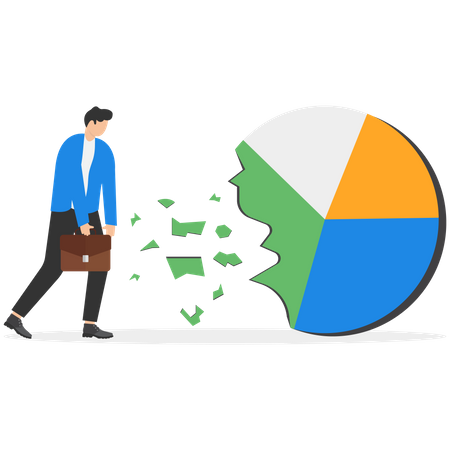 Verlustgeld durch fehlgeschlagene Vermögensallokation  Illustration