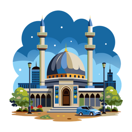 Gemeindemoschee  Illustration