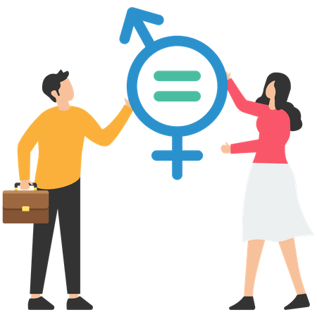 Gender equality  Illustration