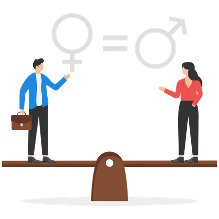 Gender equality Illustration