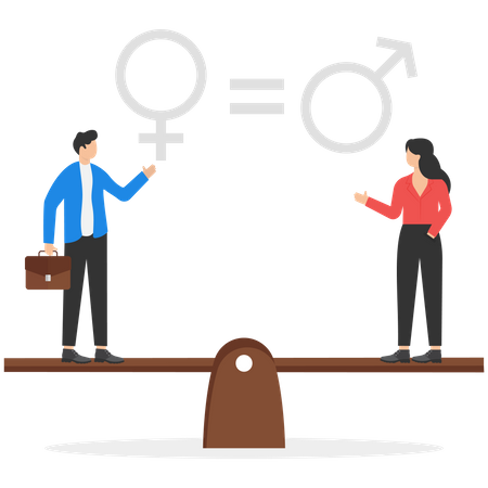 Gender equality  Illustration