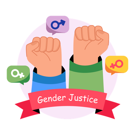 Gender justice  Illustration