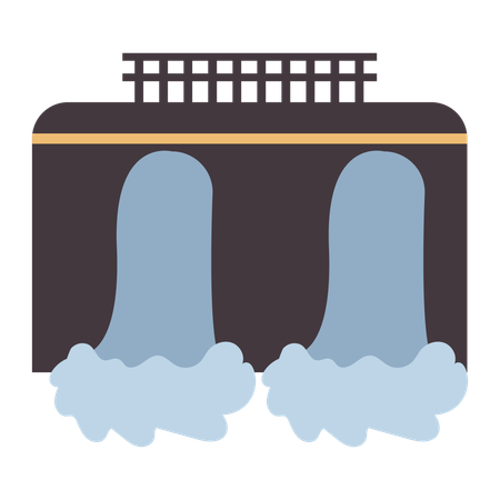 Generador de agua Energía inteligente  Ilustración