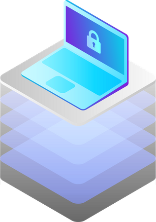 General protection security data regulation and Technology  Illustration