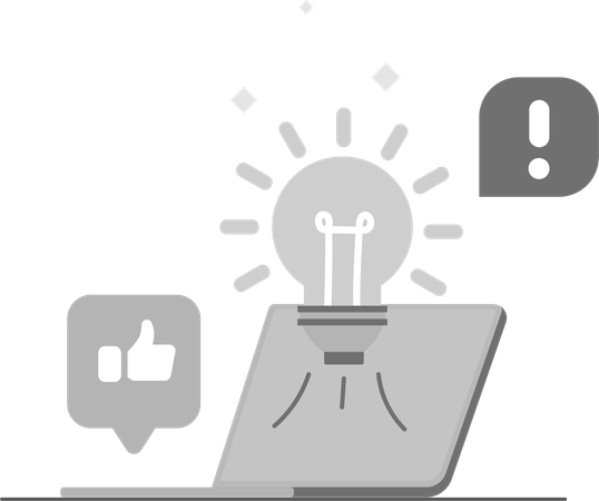 Generate Creative Idea  Illustration