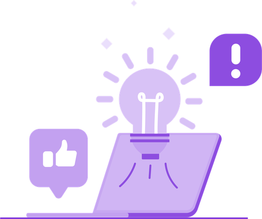 Generate Creative Idea  Illustration