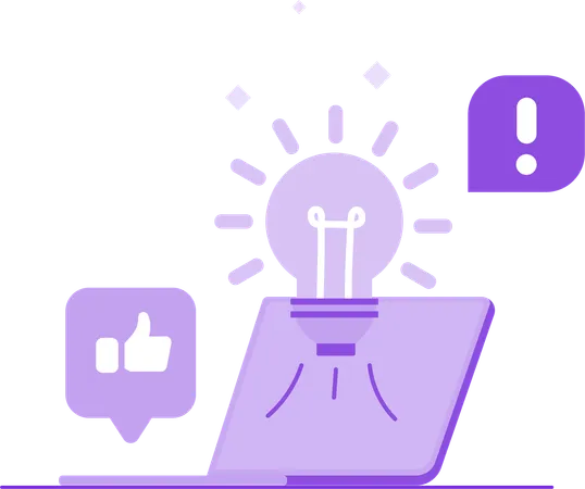 Generate Creative Idea  Illustration