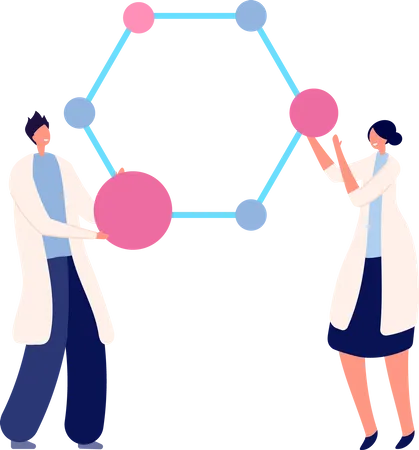 Genetic dna research  Illustration