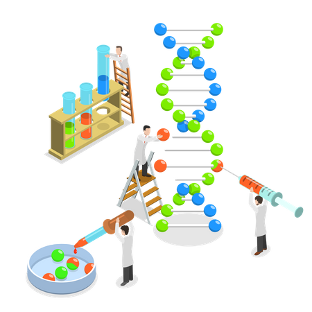 Genetic engineering  Illustration