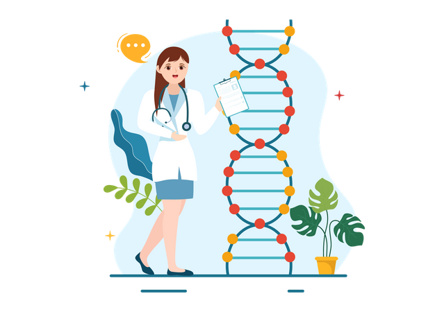 Genetic Science  Illustration