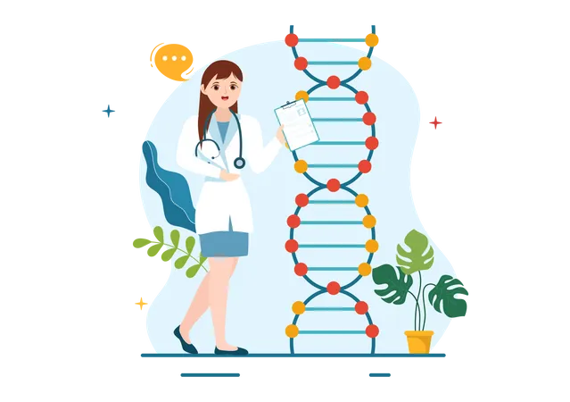 Genetic Science  Illustration