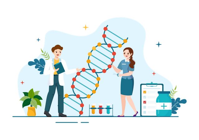 Genetic Science  Illustration