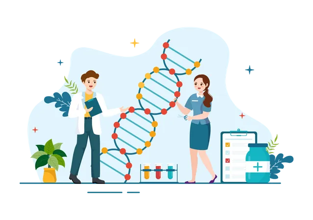 Genetic Science  Illustration