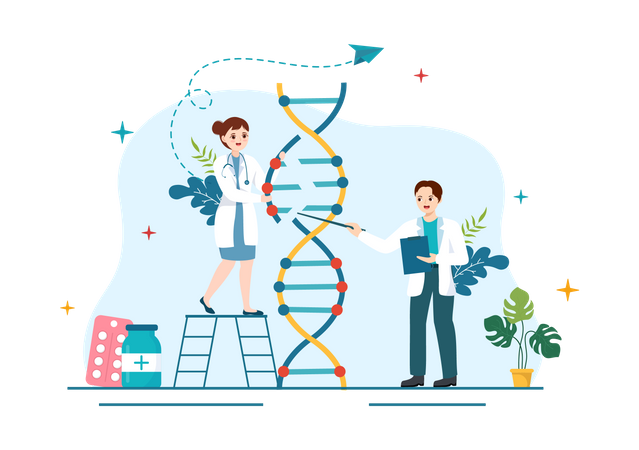 Genetic Science  Illustration