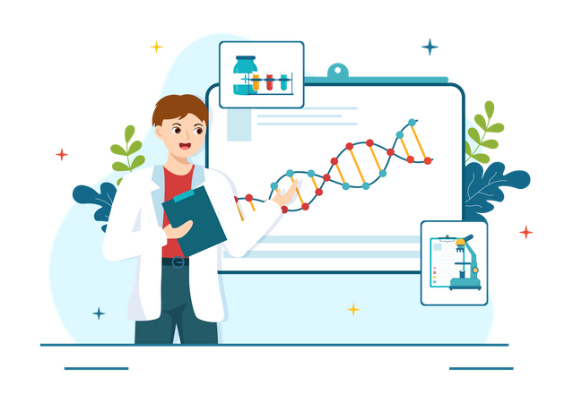 Genetic Science  Illustration