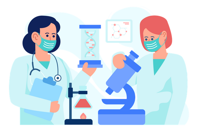 Genetic Test  Illustration