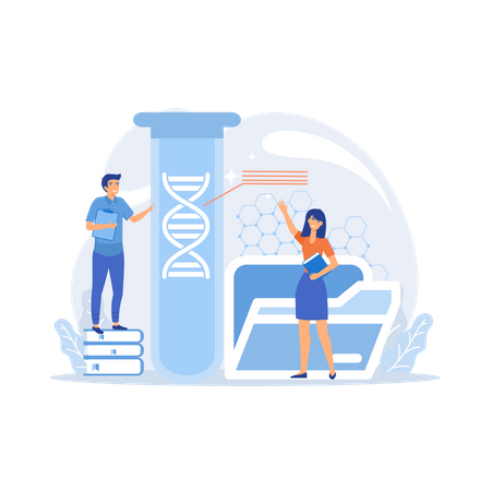 Genetic testing  Illustration