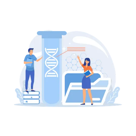 Genetic testing  Illustration