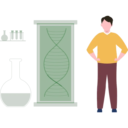 Genetical Scientist  Illustration