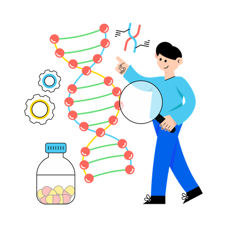 Genetically Modified  Illustration