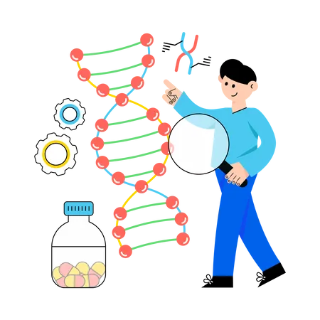 Genetically Modified  Illustration