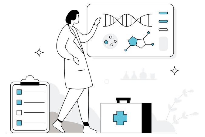 Genetics Specialist Illustration