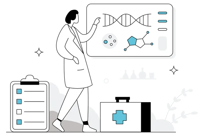 Genetics Specialist  Illustration