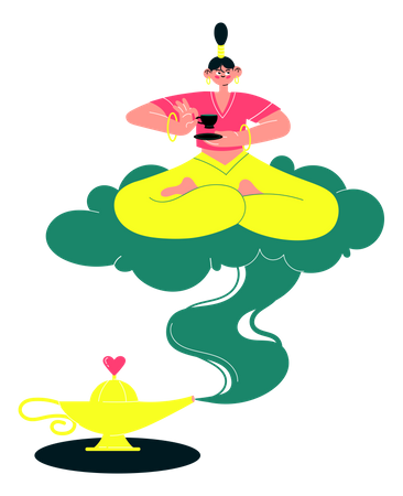 Genie  Illustration