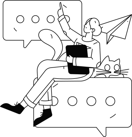Gente de negocios haciendo análisis de datos comerciales  Ilustración