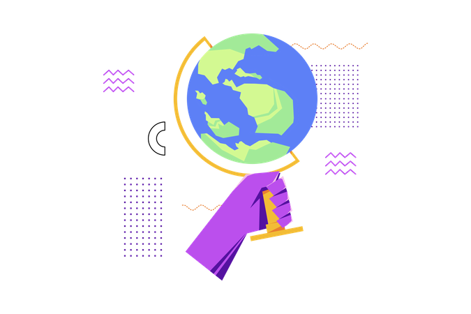 Geography Class  Illustration