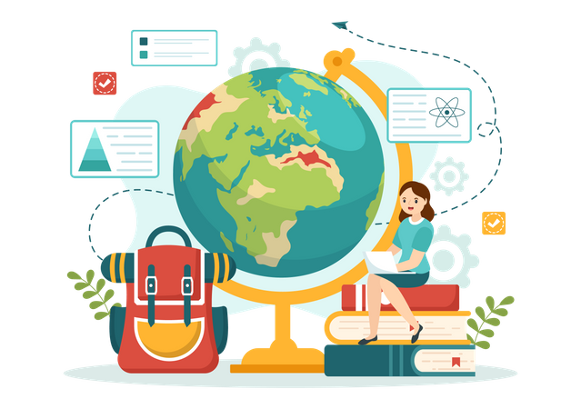 Geologische Studie  Illustration