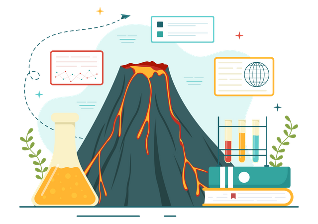 Geologische Studie  Illustration