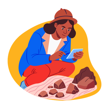 Geologist  Illustration