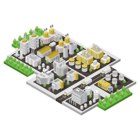 Geothermal power station  Illustration