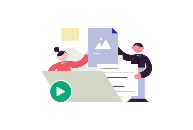 Gerenciamento de arquivos  Illustration