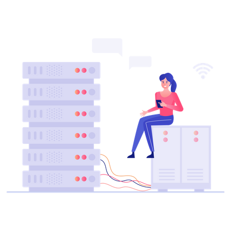 Gerenciamento de banco de dados  Illustration