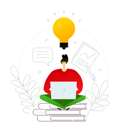 Gerenciamento de conteúdo  Illustration