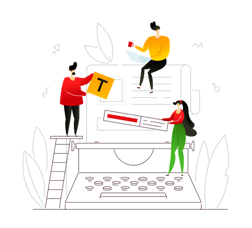 Gerenciamento de conteúdo  Illustration