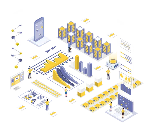 Gerenciamento de data center  Ilustração